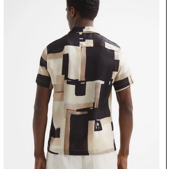 Reiss Deekay Abstract Print Shirt - Picture 2 of 4